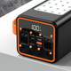 Повербанк Hoco JA88A 100000 mAh 22 5W із швидкою зарядкою LED ліхтариком чотирма USB портами та індикатором заряду чорний - зображення 8