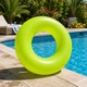 Надувной круг для купания Bambi 59262 Neon Green 91 см, неоново-зеленый, от 8 лет - изображение 1