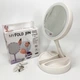 Складное зеркало для макияжа с LED подсветкой 10x My Fold Away Mirror белое - изображение 9