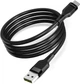 Кабель Make Silicone USB to Type-C 3A 1 м Black (MCB-CS1BK) - изображение 4