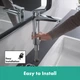 Смеситель для раковины HANSGROHE Logis 71090000 с донным клапаном - изображение 15