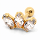 Серьга для хеликса из желтого золота (з40034) - изображение 1