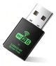 Адаптер Wi-Fi 6 двохдіапазонний Bluetooth 5.3 600 + 286 Мб/с сигнал 2в1 бездротовий міні вай фай ресивер USB3.0 для ПК - зображення 1
