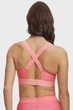 Спортивный топ женской Under Armour Infinity High 2.0 Bra M-A/C Рожевий 1384112-600 - изображение 2