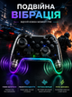 Джойстик геймпад контроллер беспроводной Bluetooth игровой для Nintendo Switch ПК компьютера Android смартфона планшета PS3 прозрачный с RGB подсветкой двойной вибрацией 6 осевым гироскопом Turbo аккумулятором 500 мАч USB Type-C для телефона консоли - изображение 5