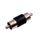 Конектор для з'єднання Jack RCA RCA ( тато-тато) - зображення 4