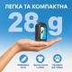 Мініатюрна нагрудна камера DM10 Чорна Full HD 1080P, дисплей 1.47″, кут огляду 130°, зарядний кейс, USB Type-C - изображение 6