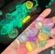 Светящиеся камни для аквариума для декора сада разноцветные InnaAAD 50 шт - изображение 4