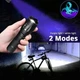 2 в 1 Ультрафиолетовый фонарик 395нм + Стандартный фонарь(R5T6) / 2 режима / UV LED / Зум / Встроенный аккумулятор / зарядка Т-C - изображение 8