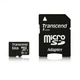 Карта пам'яті TRANSCEND MicroSD 64GB C10+SD - изображение 1