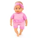 Lalka Bobas Bayer My First Baby z szlafrokiem 35 cm Różowa 93501AB (4003336421309) - obraz 2