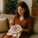 Подарочный набор для вышивания Maaleo 100 цветов мулине, пяльца, ткань и аксессуары для рукоделия (25724) - изображение 8
