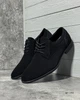 Туфлі чоловічі Derby NS 43 (27.5 см) Black Nubuck Leather (арт 1392) - изображение 3