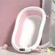 Детская ванночка складная Hanert KinderBad Pink с подушкой и электронным термометром - изображение 3