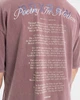Футболка Poetry In Motion Oversized Бордова XL - изображение 8