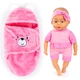 Пупс Bayer My First Baby с халатом 35 см Розовый 93501AB (4003336421309) - изображение 1