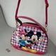 Сумка дитяча для дівчинки лакована через плече Mickey Mouse (Міккі Маус) 18×15×6 см малинова - зображення 6
