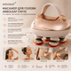 Массажер для головы Arboleaf CM11E с подогревом 47°C, беспроводной, IPX7, аккумуляторный, 360° разминающий массаж для головы, шеи - изображение 1
