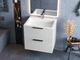 Тумба лакированная, подвесная Luxor Tina 60, с умывальником Imperio Low 60 - изображение 4