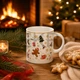 Новорічний порцеляновий кухоль Christmas 400 мл із пряниками (380-457-3) - зображення 1