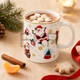 Новорічний порцеляновий кухоль Christmas 400 мл з Санта-Клаусом (380-457-1) - зображення 3