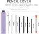 Чехол-держатель для стилуса HENGSI на эластичной ленте (совместим с Apple Pencil 1/2 поколения, Фиолетовый) - изображение 3