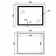 Зеркало Lidz Kubis (KU1) 900х700 с LED-подсветкой Touch, с антизапотеванием, с диммером, рег. яркости LD78LF904907048451 - изображение 2