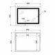 Зеркало Lidz Kubis (KU2) 800х600 с LED-подсветкой Touch, с антизапотеванием, с диммером, рег. яркости LD78LF904806048446 - изображение 2