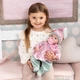 Lalka Bobas Bayer Reborn Baby z akcesoriami 38 cm Różowo-zielona 93827AM (4003336421163) - obraz 4