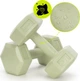 Гантелі Actiget Hex 2 x 1.5 кг Зелені (ACT0157) - зображення 9