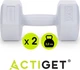 Гантели Actiget Hex 2 x 3 кг Серые (ACT0161) - изображение 6