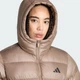 Женская куртка ESSENTIALS INSULATION HOODED adidas KS7688 (XL) бежевый (4068804785246) - изображение 4