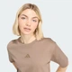 Жіноча футболка ADIDAS Z.N.E. adidas KF6360 (L) коричневий (4068804280512) - зображення 4
