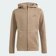 Детская толстовка Z.N.E. FULL ZIP adidas KR6640 (164) бежевый (4069995639455) - изображение 1