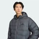 Мужская куртка Essentials CLIMAWARM 3-Stripes Synthetic Down adidas KE0253 (L) серый (4068814276741) - изображение 4