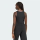 Женская майка ADIDAS KIT SMALL LOGO RIB adidas KG3342 (S) черный (4068804621438) - изображение 2