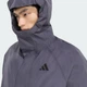 Мужская куртка-дождевик ESSENTIALS adidas KF2711 (XS) серый (4069988589637) - изображение 4