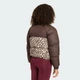 Детская куртка SYNTHETIC DOWN ALLOVER PRINT adidas KQ6169 (116) коричневый (4069996583764) - изображение 2