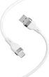 Кабель Make USB to Type-C 3A 1 м Silicone White (MCB-CS1WH) - изображение 3