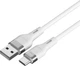 Кабель Make USB to Type-C 3A 1 м Silicone White (MCB-CS1WH) - изображение 4