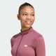 Жіноча спортивна кофта ESSENTIALS SEAMLESS TRACK adidas KU9728 (XL) рожевий (4069999306551) - зображення 4