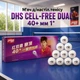 М'яч для настільного тенісу DHS Cell-Free Dual 40+ мм 1* White10 шт. 151326 - изображение 1