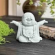 Чайная фигурка Радостный Будда, декоративная статуэтка для чайной церемонии и чабани - изображение 2