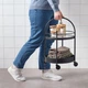 Візок, чорний, 55x35 см IKEA FRÖSJÖN 405.749.06 - изображение 3