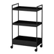 Візок чорний, 50,5x30x83 см IKEA NISSAFORS 203.997.77 - изображение 1
