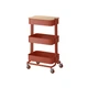Візок з кришкою, червонувато-коричневий, 35x45x77 см IKEA RÅSKOG / NORRÅVA 996.222.36 - изображение 1
