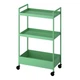 Візок, світло-зелений, 50,5x30x83 см IKEA NISSAFORS 106.067.82 - изображение 1