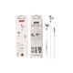 Наушники XO EP22 3.5mm White (EP22-WH) - изображение 2
