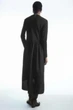 Сукня жіноча COS asymmetric gathered-waist midi dress 1194527001 S Чорний - зображення 4
