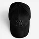 Кепка бейсболка New York Yankees 47 Brand с черной вышивкой мужская женская размер 55-60 логотип NY Нью Йорк черный (125726) - изображение 2
